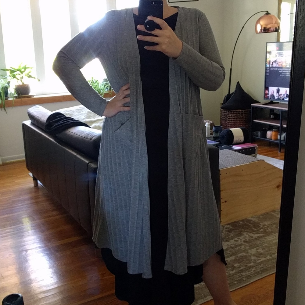 Gray LulaRoe Cardigan